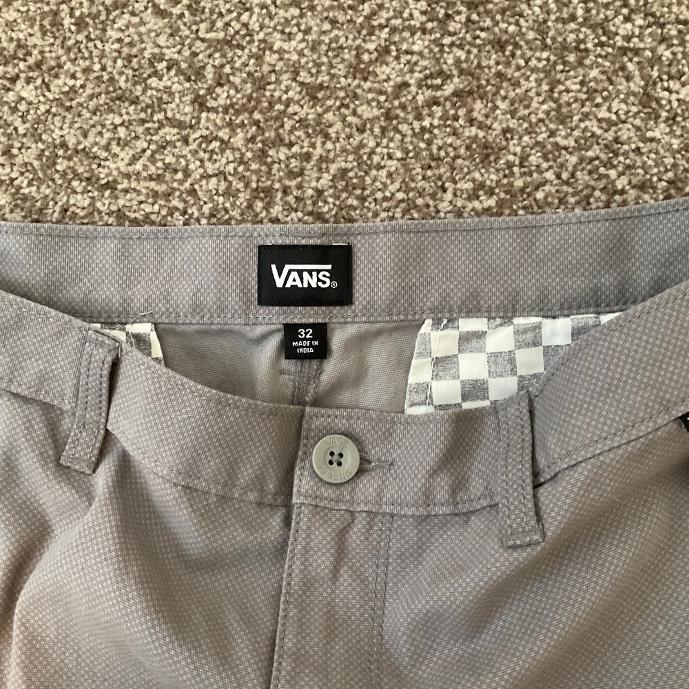 Mens Vans grey shorts; 32” waist - Picture 4 of 5